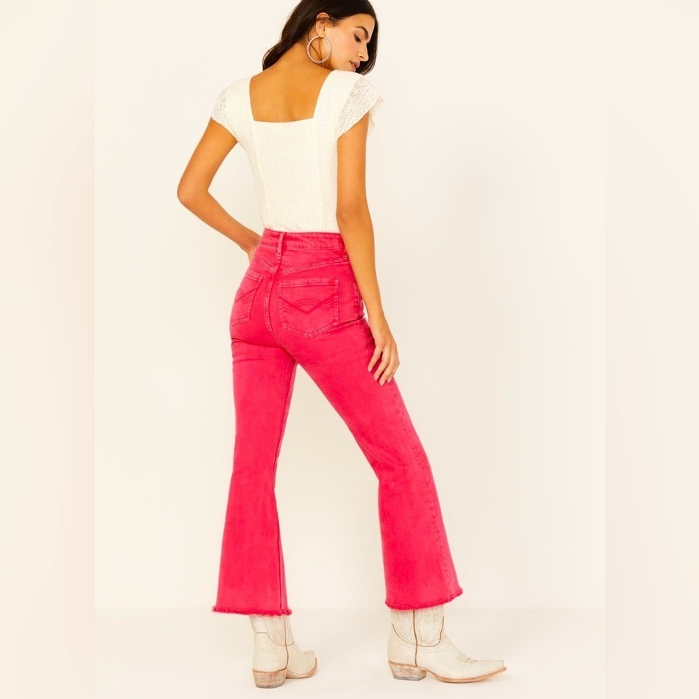 Women’s IDYLLWIND High Risin Kick stretch flare Jean- Size 0 - Picture 9 of 10